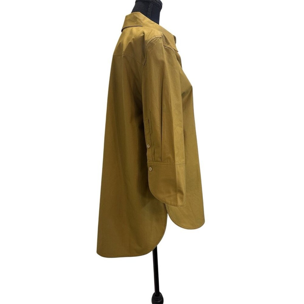 Carla Rockmore Women’s Relaxed Fit Color Moss Shirt Size M - Picture 5 of 10